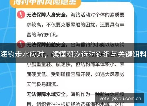 海钓走水应对,读懂潮汐选对钓组与关键饵料 海钓走水应对,读懂潮汐选对钓组与关键饵料
